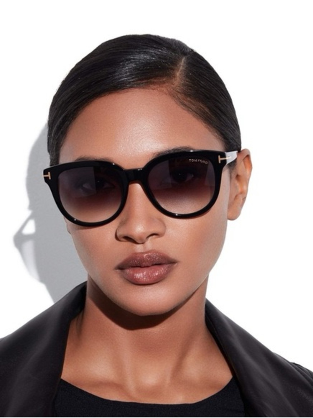 TOM FORD DARK HAVANA/BROWN GRADIENT SUNGLASSES TF957-D